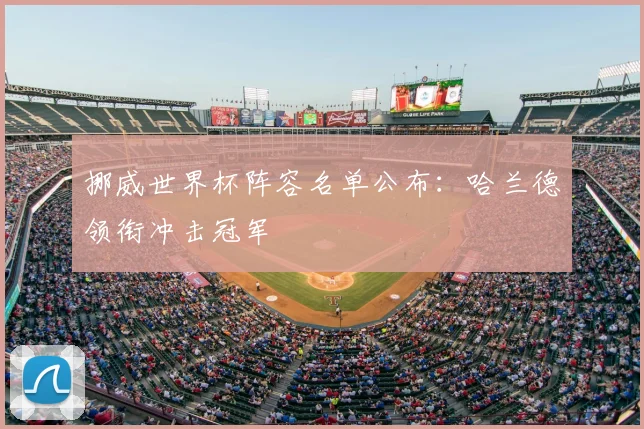 挪威世界杯阵容名单公布：哈兰德领衔冲击冠军